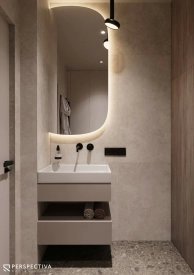 Дизайн туалету від Perspectiva design studio. Фото 4