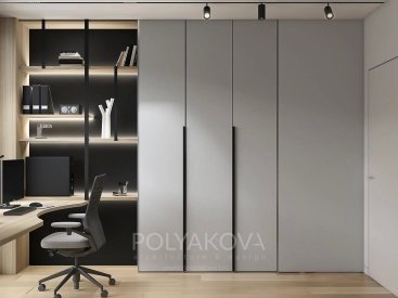 Дизайн робочого кабінету 10,79 кв.м від Cтудія дизайну Polyakova. Фото 2
