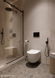 Дизайн туалету від Perspectiva design studio. Фото 3